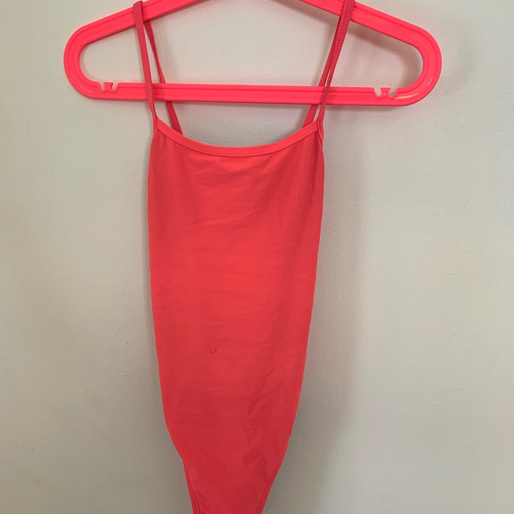 Jolyn neon pink swim suit